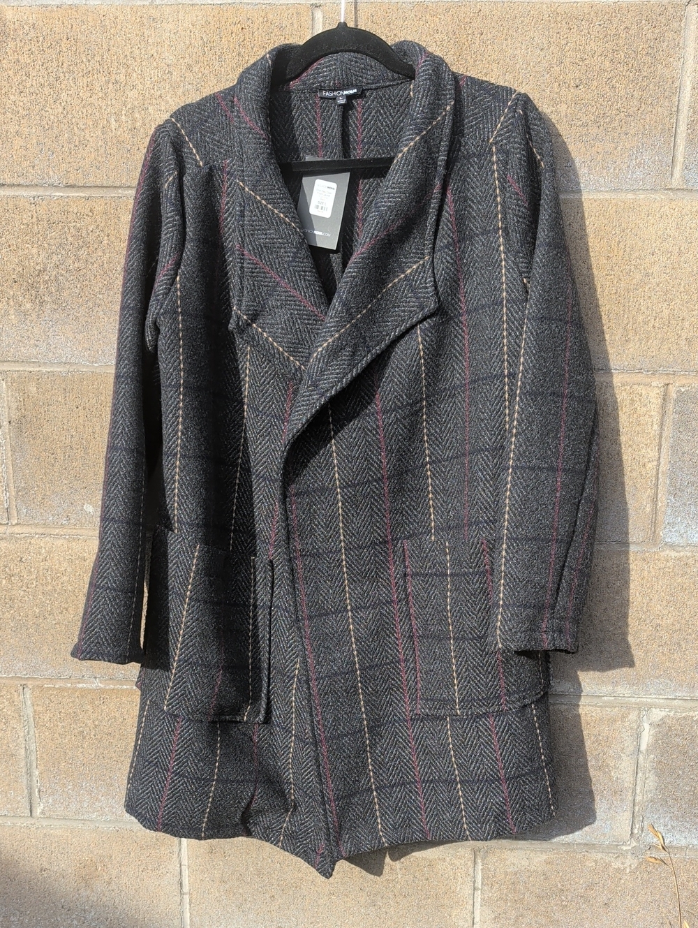 Fashion Nova jacket Open Front/Blazer, Large Size, NWT